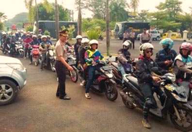Kapolres Banjar Buka Acara Touring Motor