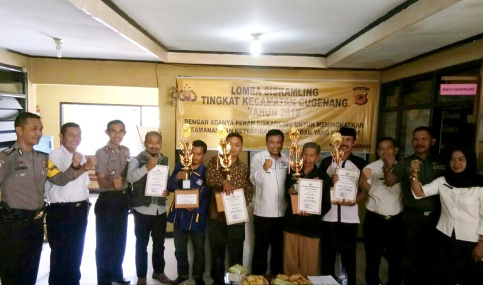 Polsek Cugenang Gelar Lomba Siskamling