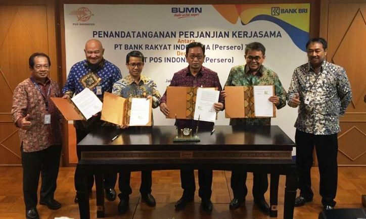 Pos Indonesia Bersinergi dengan Bank BRI 2