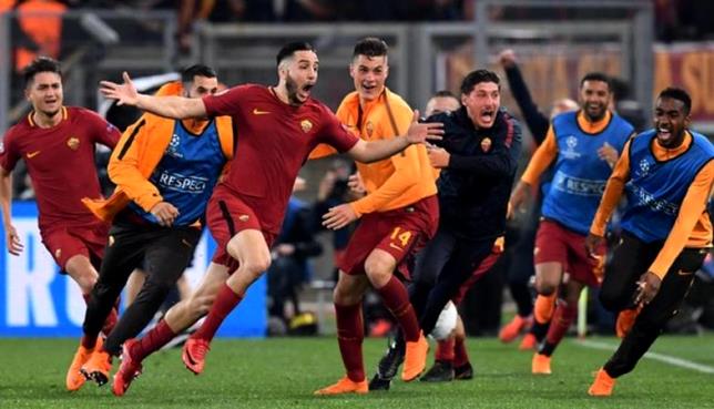 Singkirkan Barcelona, Roma Ciptakan Keajaiban