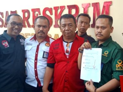 Laporkan Ujaran Kebencian, Tim Pemenangan Ihsan Datangi Mapolres Garut