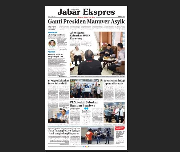 e-Paper Jabar Ekspres Edisi 17 Mei 2018