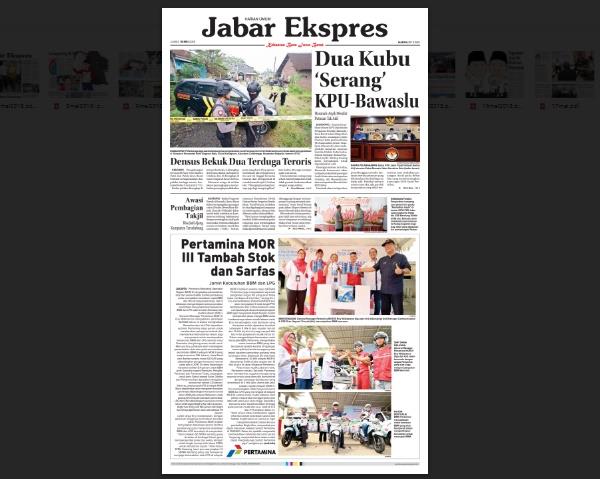 e-Paper Jabar Ekspres Edisi 18 Mei 2018