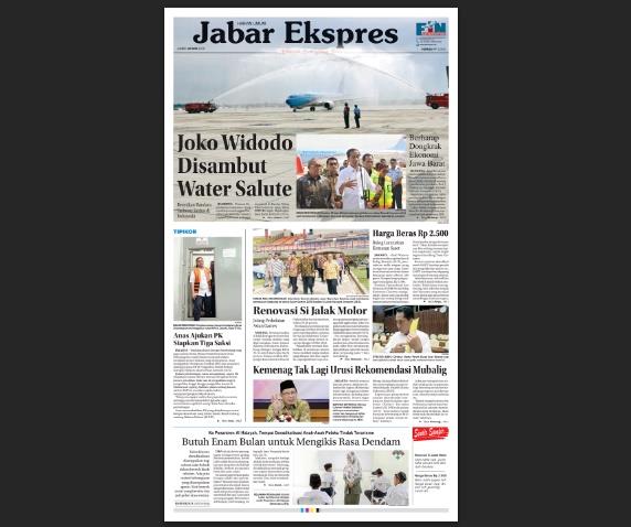 e-Paper Jabar Ekspres Edisi 25 Mei 2018