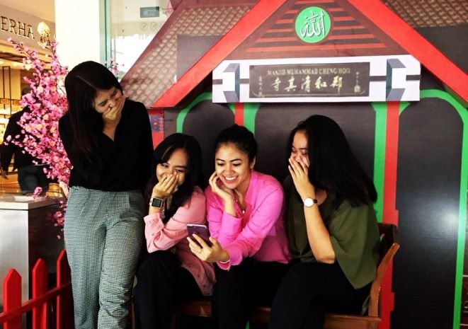 Selfie di Masjid Cheng Ho Selfie di Masjid Cheng Ho