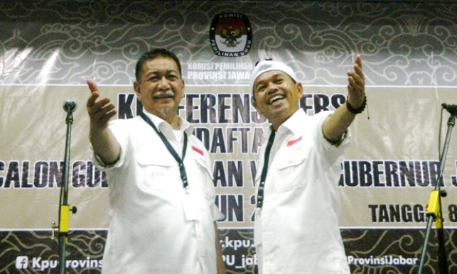 Survey: Paslon Deddy-Dedi Salip Rindu