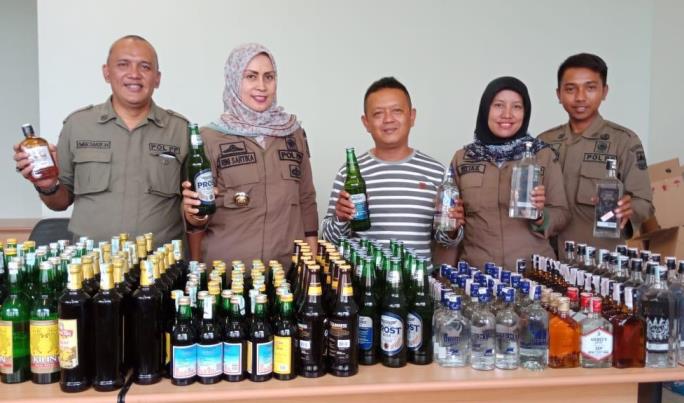 800 Botol Miras Diamankan