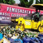 Lakukan Apel Siaga dan Musnahkan Miras