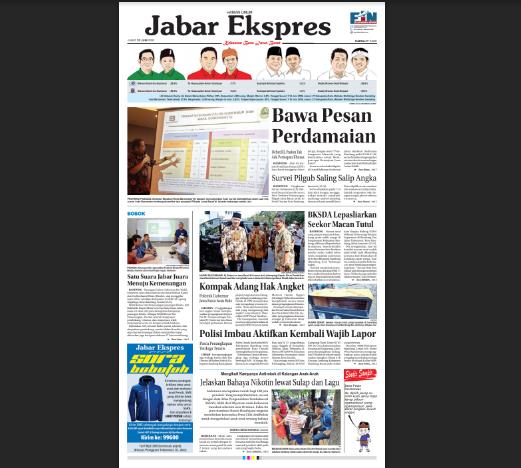 e-Paper Jabar Ekspres Edisi 22 Juni 2018