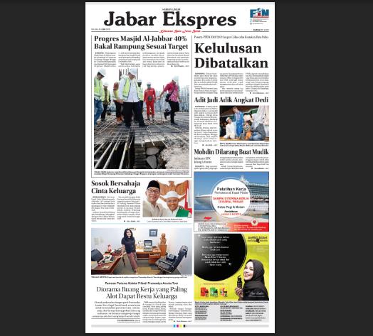 e-Paper Jabar Ekspres Edisi 5 Juni 2018