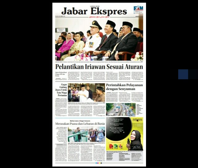 e-Paper Jabar Ekspres Edisi 19 Juni 2018 e-Paper Jabar Ekspres Edisi 19 Juni 2018