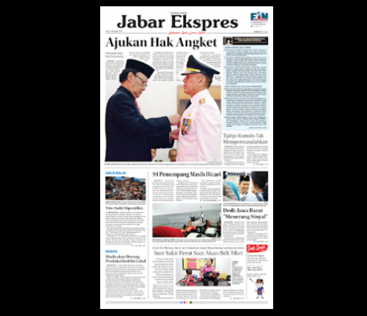 e-Paper Jabar Ekspres Edisi 20 Juni 2018