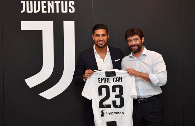 Resmi, Emre Can Bergabung dengan Juventus