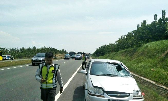 2 Petugas Tol Tewas Tertabrak