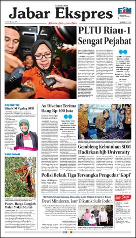 e-Paper Jabar Ekspres Edisi 19 Juli 2018 e-Paper Jabar Ekspres Edisi 19 Juli 2018