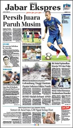 e-Paper Jabar Ekspres Edisi 27 Juli 2018 e-Paper Jabar Ekspres Edisi 27 Juli 2018