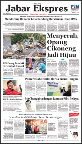 e-Paper Jabar Ekspres Edisi 30 Juli 2018 e-Paper Jabar Ekspres Edisi 30 Juli 2018
