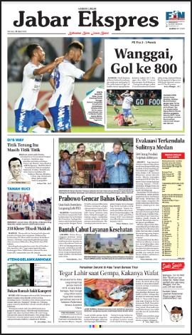 e-Paper Jabar Ekspres Edisi 31 Juli 2018