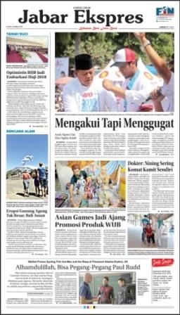 e-Paper Jabar Ekspres Edisi 5 Juli 2018