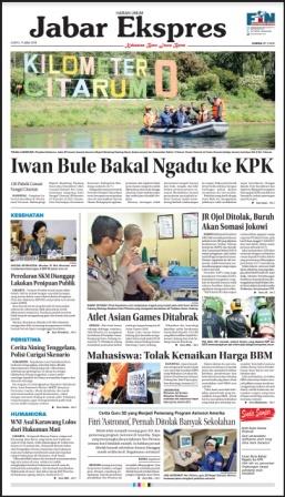 e-Paper Jabar Ekspres Edisi 7 Juli 2018