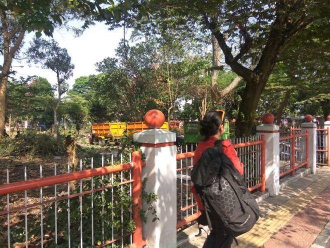 Lahan Milik TNI di Jadikan Taman