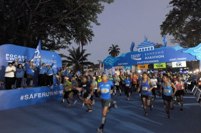 Ada Marathon Diperkirakan Bandung Macet