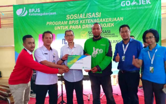 BPJS Ketenagakerjaan Secara Masif Rangkul Ojek Online Cimahi