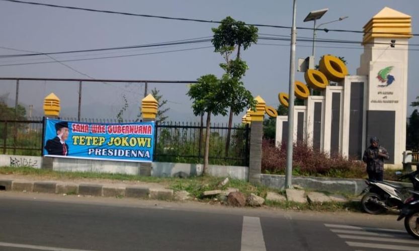 Jelang Asian Game Spanduk Jokowi Bertebaran