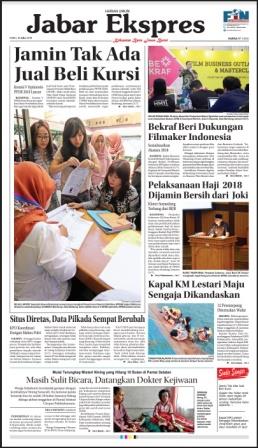 e-Paper Jabar Ekspres Edisi 4 Juli 2018