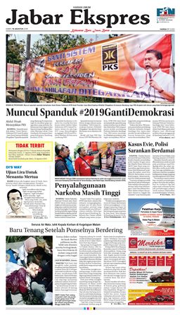 e-Paper Jabar Ekspres Edisi 16 Agustus 2018 e-Paper Jabar Ekspres Edisi 16 Agustus 2018