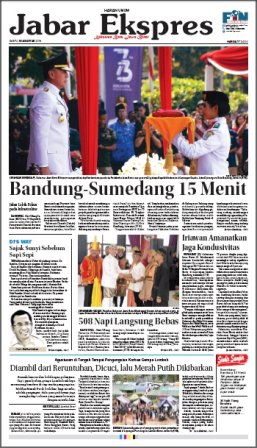 e-Paper Jabar Ekspres Edisi 18 Agustus 2018