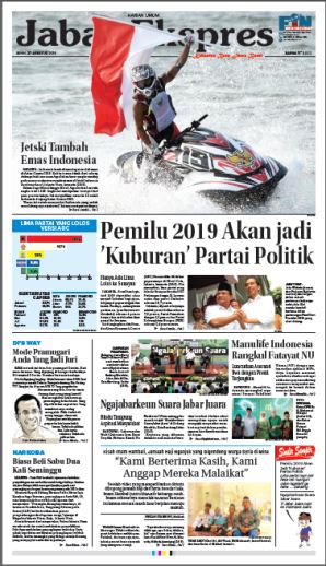 e-Paper Jabar Ekspres Edisi 27 Agustus 2018