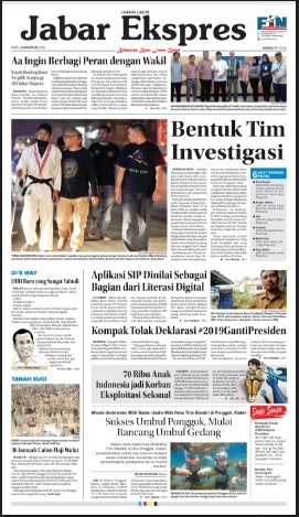 e-Paper Jabar Ekspres Edisi 8 Agustus 2018