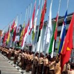 Kibarkan Bendera Asian Games