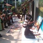 Kodim Gelar Lomba Melukis