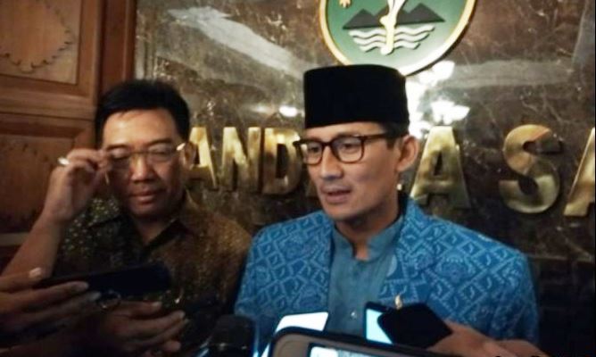 Jabar Mestinya Jadi Primadona Calon Wakil Presiden Sandiaga Uno.