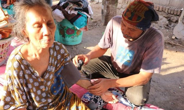 korban gempa lombok