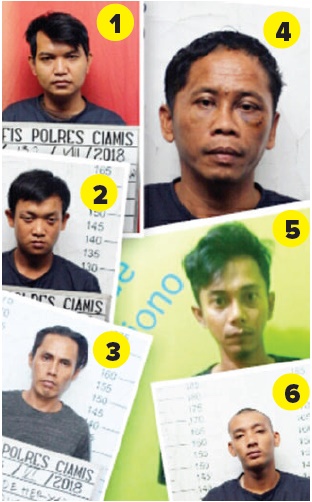 Jebol Plafon, 6 Napi Kabur