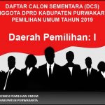 Daftar Calon Sementara Anggota DPRD Kabupaten Purwakarta Pemilu 2019, DAPIL I