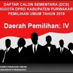 Daftar Calon Sementara Anggota DPRD Kabupaten Purwakarta Pemilu 2019, DAPIL IV