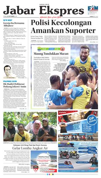 e-Paper Jabar Ekspres Edisi 24 September 2018 e-Paper Jabar Ekspres Edisi 24 September 2018