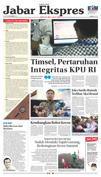 e-Paper Jabar Ekspres Edisi 27 September 2018