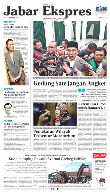 e-Paper Jabar Ekspres Edisi 8 September 2018 e-Paper Jabar Ekspres Edisi 8 September 2018