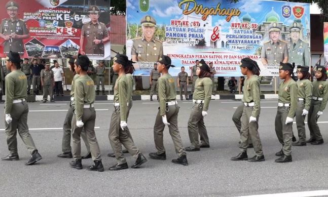 Bentuk Satpol PP Cilik