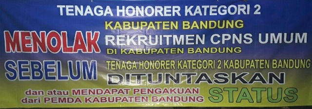 Honorer K2 Tolak Penerimaan CPNS