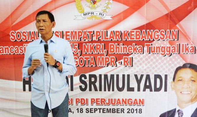 Sosialisasi 4 Pilar Kebangsaan Anggota MPR RI Yadi Srimulyadi