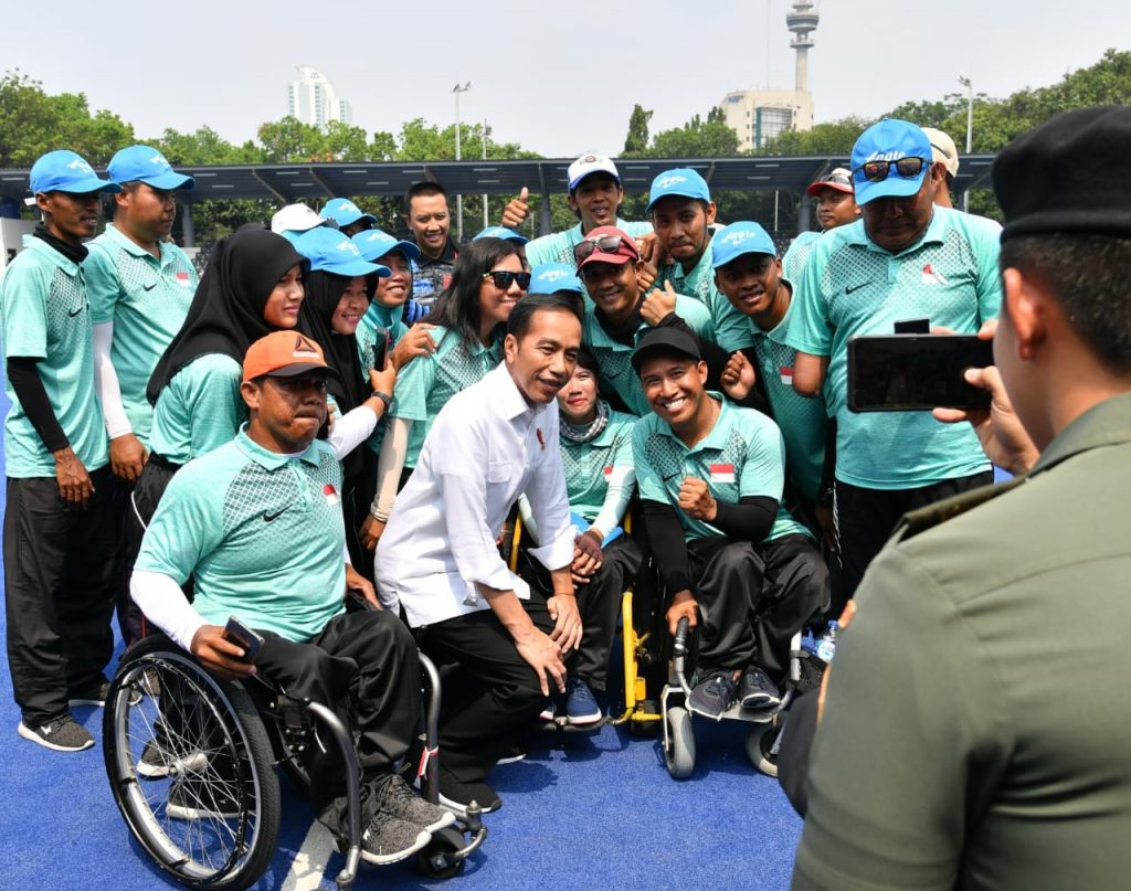 Presiden Tinjau Kesiapan Atlet Indonesia untuk Asian Para Games 2018 Presiden Tinjau Kesiapan Atlet Indonesia untuk Asian Para Games 2018
