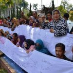 Honorer K2 Lakukan Cap Darah Dikain Panjang 100 Meter