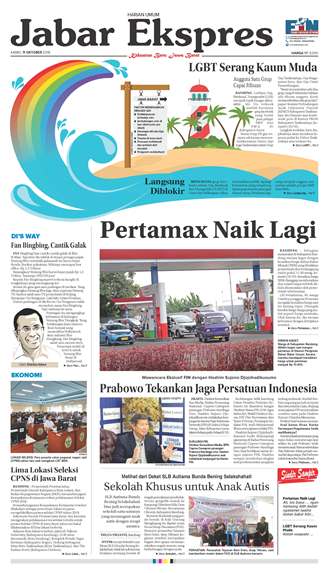e-Paper Jabar Ekspres Edisi 11 Oktober 2018