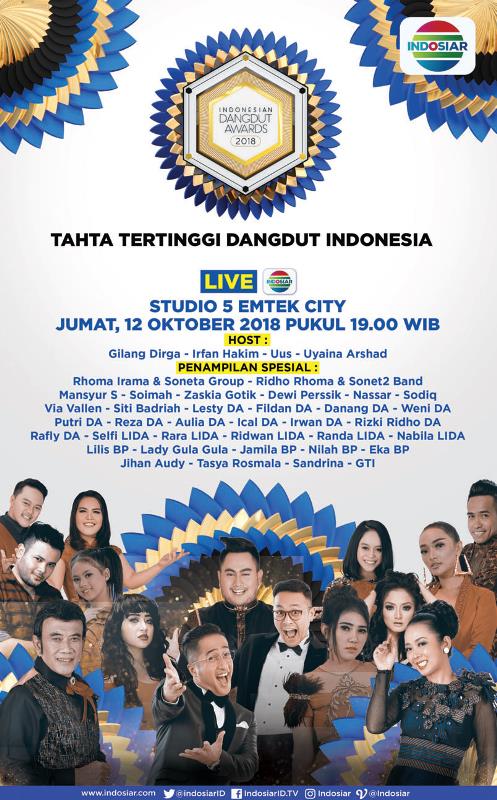 IDA 2018 , Tahta Tertinggi Dangdut Indonesia IDA 2018 , Tahta Tertinggi Dangdut Indonesia
